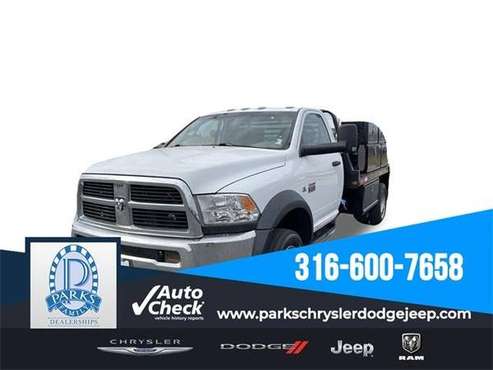 2012 Ram 5500HD ST pickup Bright White Clearcoat for sale in Augusta, KS
