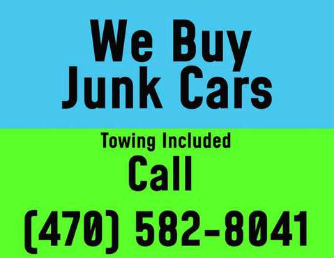 Sell Your Junk Car Now! for sale in Marietta, GA
