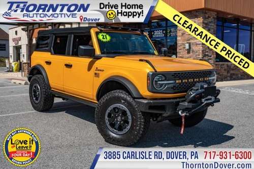 2021 Ford Bronco Badlands for sale in PA