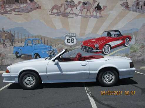 FOR SALE ! 1988FORD MUSTANG ASC MCLAREN TEN KNOWN TO EXIST - cars & for sale in KINGMAN, AZ