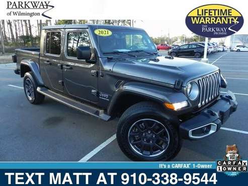 2021 Jeep Gladiator Overland Crew Cab 4WD for sale in Wilmington, NC
