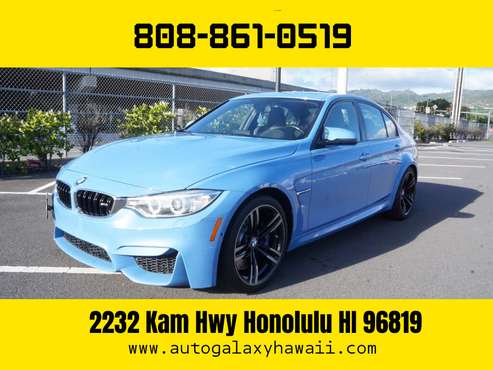 2016 BMW M3 Sedan RWD for sale in Honolulu, HI