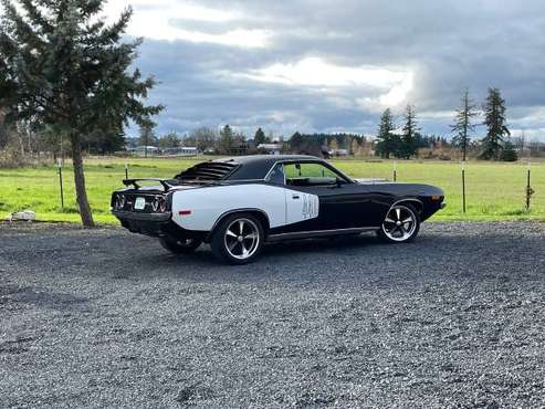 1973 Plymouth cuda 440 with sniper fuel injection for sale in Centralia, WA