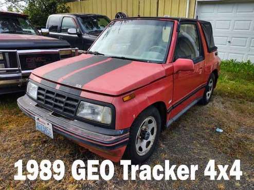 1989 GEO Tracker - - by dealer - vehicle automotive sale for sale in Aberdeen, WA