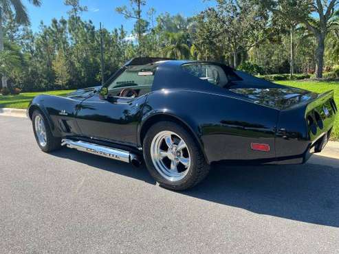 1977 Black Corvette Stingray Totally Rebuilt & Perfect! Only 20K for sale in Naples, FL