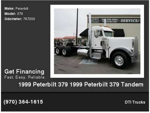 1999 Peterbilt 379 Tandem Axle Day Cab With Wet Kit CAT 3406E 15L for sale in Wheat Ridge, CO