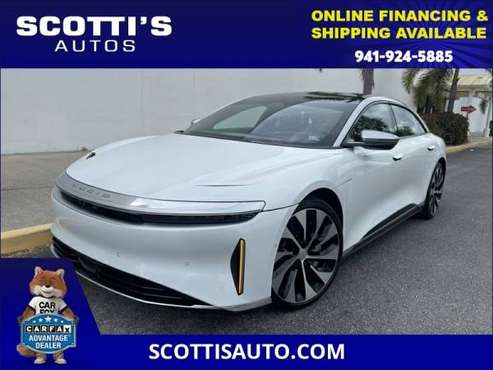 2022 Lucid Air Grand Touring STELLAR WHITE ALL ELECTRIC ONLY 584 for sale in Sarasota, FL