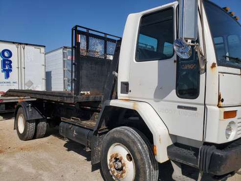 2004 Sterling SC-8000 Roll Off Truck With Flatbed AND 8 Dumpsters for sale in Kiel, WI