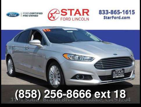 2016 Ford Fusion Energi SE Luxury - cars & trucks - by dealer -... for sale in Glendale, CA