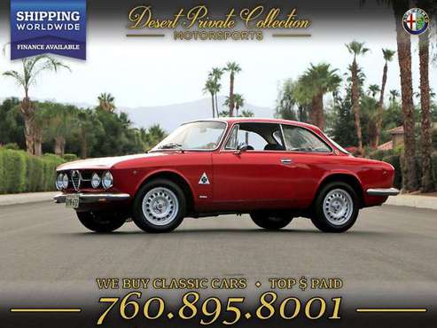 1969 Alfa Romeo GTV Coupe 1750 injection Coupe that performs beyond... for sale in Palm Desert , CA