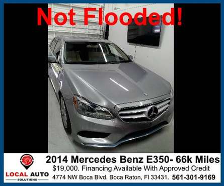 2014 Mercedes Benz E350-66k Miles, Runs Great, Cold A/C! - cars & for sale in Boca Raton, FL