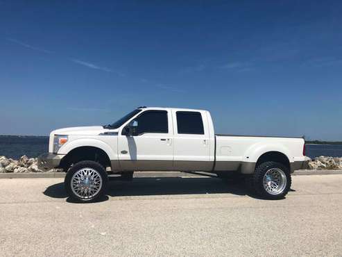SUPER CLEAN LIFTED KING RANCH F350 DUALLY 6.7 POWERSTROKE DIESEL for sale in Lakeland, FL