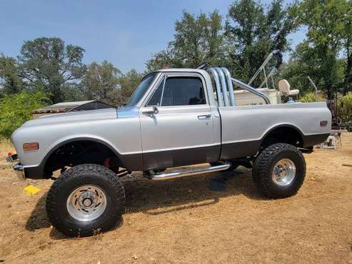 1968 Chevy short bed 4wd new eng/exhaust more! Custom - cars & for sale in Redding, CA