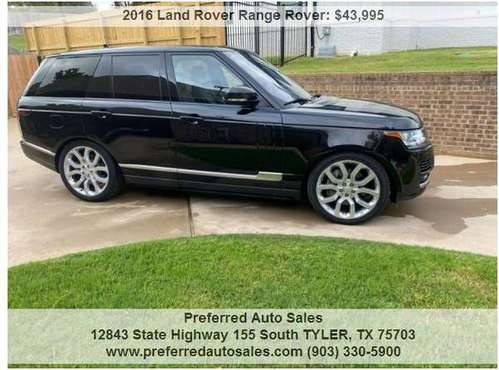 2016 Range Rover-1 Owner! Supercharged-New Tires-Clean-Drives Great! for sale in Tyler, TX