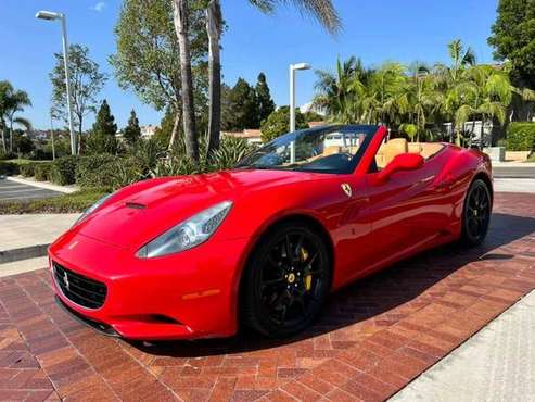2010 FERRARI CALIFORNIA CONVERTIBLE FULLY LOADED, RED ON TAN - cars for sale in San Diego, CA