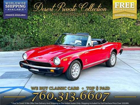 This 1982 Fiat 124 Spider Convertible Convertible is VERY CLEAN! for sale in Palm Desert , CA
