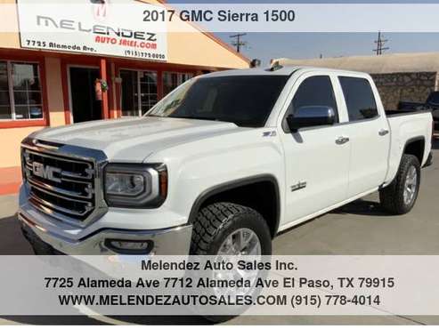 2017 GMC Sierra 1500 4WD Crew Cab 143.5 SLT - cars & trucks - by... for sale in El Paso, TX