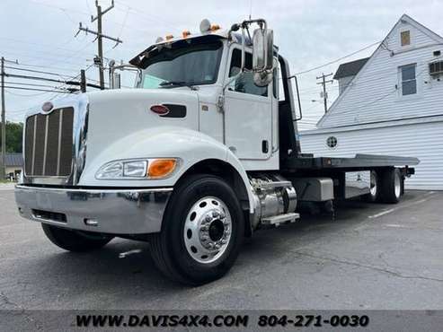 2019 Peterbilt 337 Rollback Tow Truck With Pusher Axle Commercial W for sale in U.S.