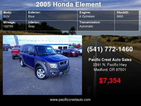 2005 Honda Element 4WD EX !!1OWNER!! for sale in Medford, OR