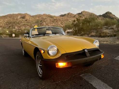 1979 MGB Roadster Inca Yellow 23K Original Miles, Third Owner for sale in Phoenix, AZ