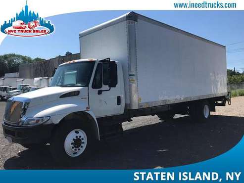 2013 INTERNATIONAL 4300 26' FEET DIESEL BOX TRUCK NON CDL LIF-new jers for sale in STATEN ISLAND, NY