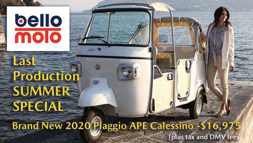 2020 Piaggio APE Calessino - Brand New SALE - - by for sale in San Francisco, CA