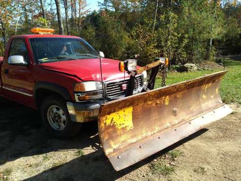 2000 GMC Sierra Plow truck for sale in Rutland , MA