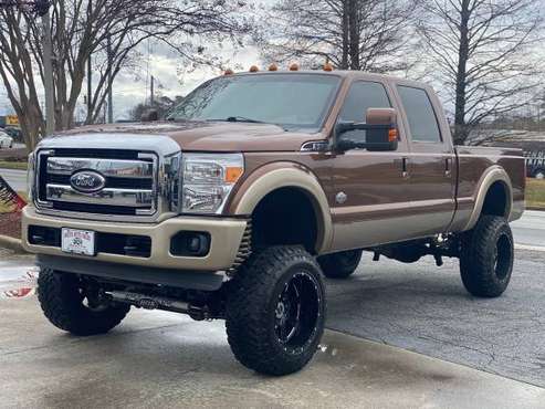 Lifted 11 F250 tuned and deleted king ranch southern clean title for sale in Easley, SC