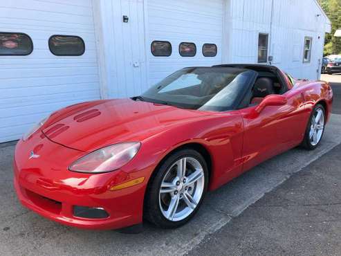 2008 Chevy Corvette - 6.2 Liter V8 - Victory Red - Removeable Top - 2 for sale in binghamton, NY