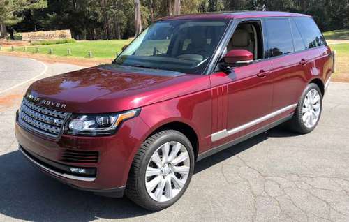 2015 Range Rover V8 supercharged ( Rare Montalcino Red , 37K miles) for sale in Santa Cruz, CA
