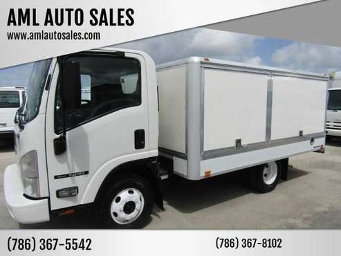 2014 Isuzu NPR-HD Dry Box Truck Delivery Truck Cutaway CARGO VANS for sale in Opa-Locka, FL