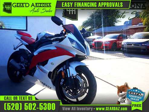 2009 Yamaha R6 for $4,995 or $77 per month! - cars & trucks - by... for sale in Tucson, AZ