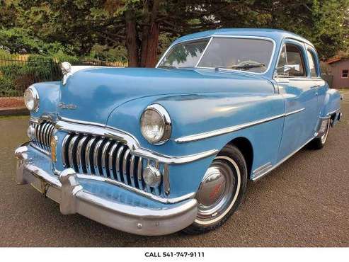 1950 Desoto Custom 2 Door Sedan (Light Blue) - - by for sale in Eugene, OR