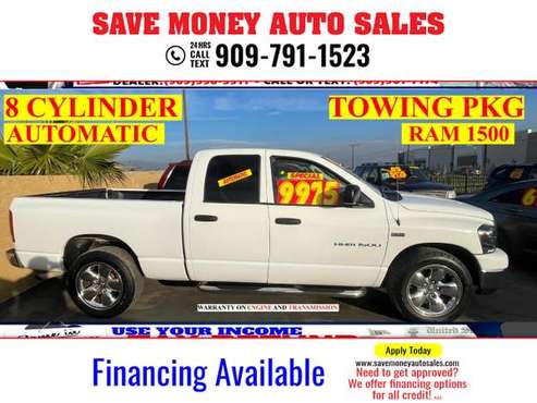 2006 Dodge Ram 1500 SLT 8 CYLINDER AUTOMTIC 6 PASSENGERS TOWING PK for sale in BLOOMINGTON, CA