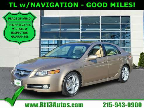 2007 Acura TL FWD with Navigation for sale in Levittown, PA