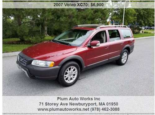 2007 VOLVO XC70 4DR AWD WAGON. WELL MAINTAINED WITH 25 SERVICE RECORDS for sale in Newburyport, MA