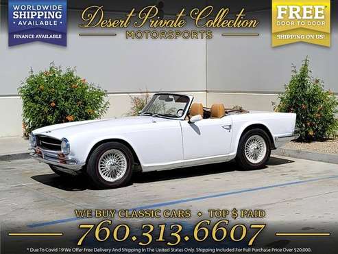 1971 Triumph TR6 Convertible Convertible from Desert Private for sale in Palm Desert , CA