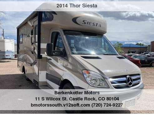 2014 Thor Siesta Siesta 24SA In House Financing For Those Who Qualify for sale in Castle Rock, CO